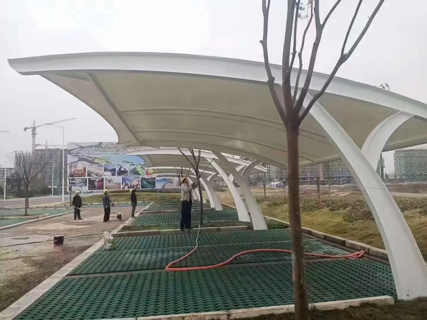 贵州丹寨膜结构车棚采购避坑指南：本地气候不同，别拿低价当性价比